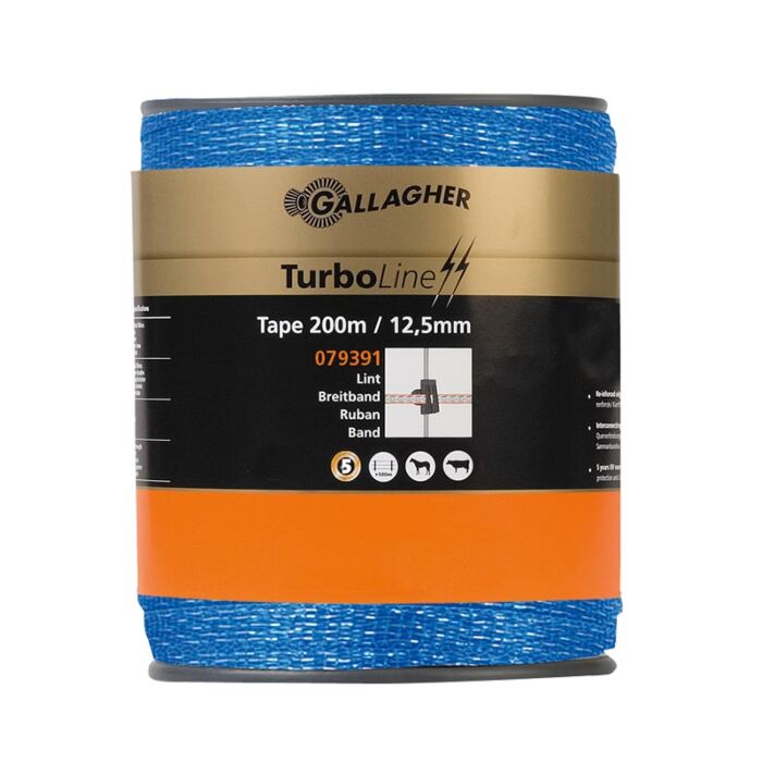 Gallagher TurboLine lint 12,5mm blauw 200 meter